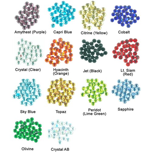 Rhinestones - Fuschia